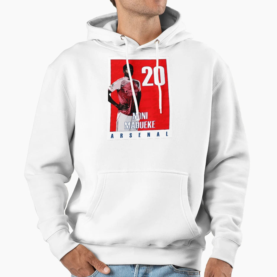 Noni Madueke 20 Arsenal Hoodie - Casual Everyday Wear Unisex - T-Shirt, Sweatshirt, Hoodie