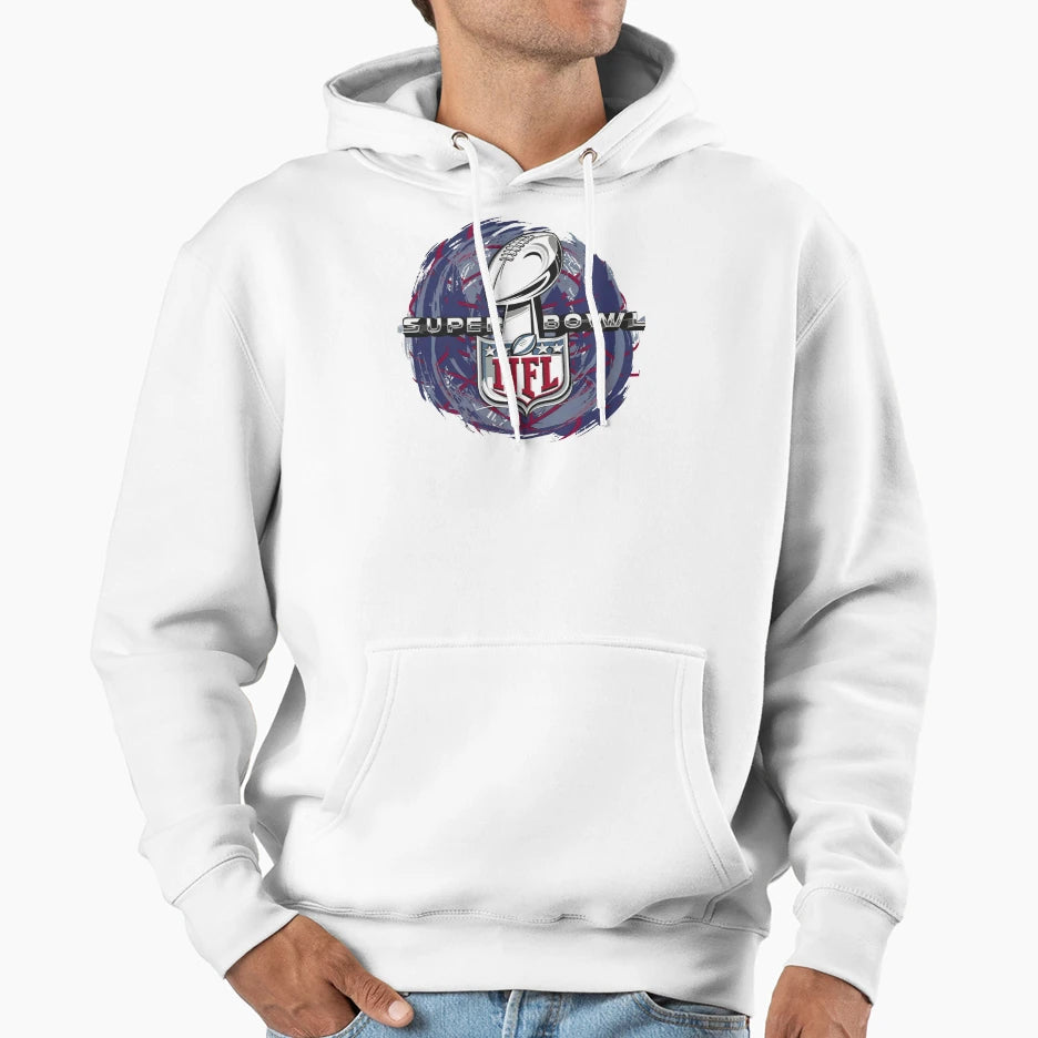 Super Bowl Showdown Hoodie - Minimalist Print Men Women - T-Shirt, Sweatshirt, Hoodie