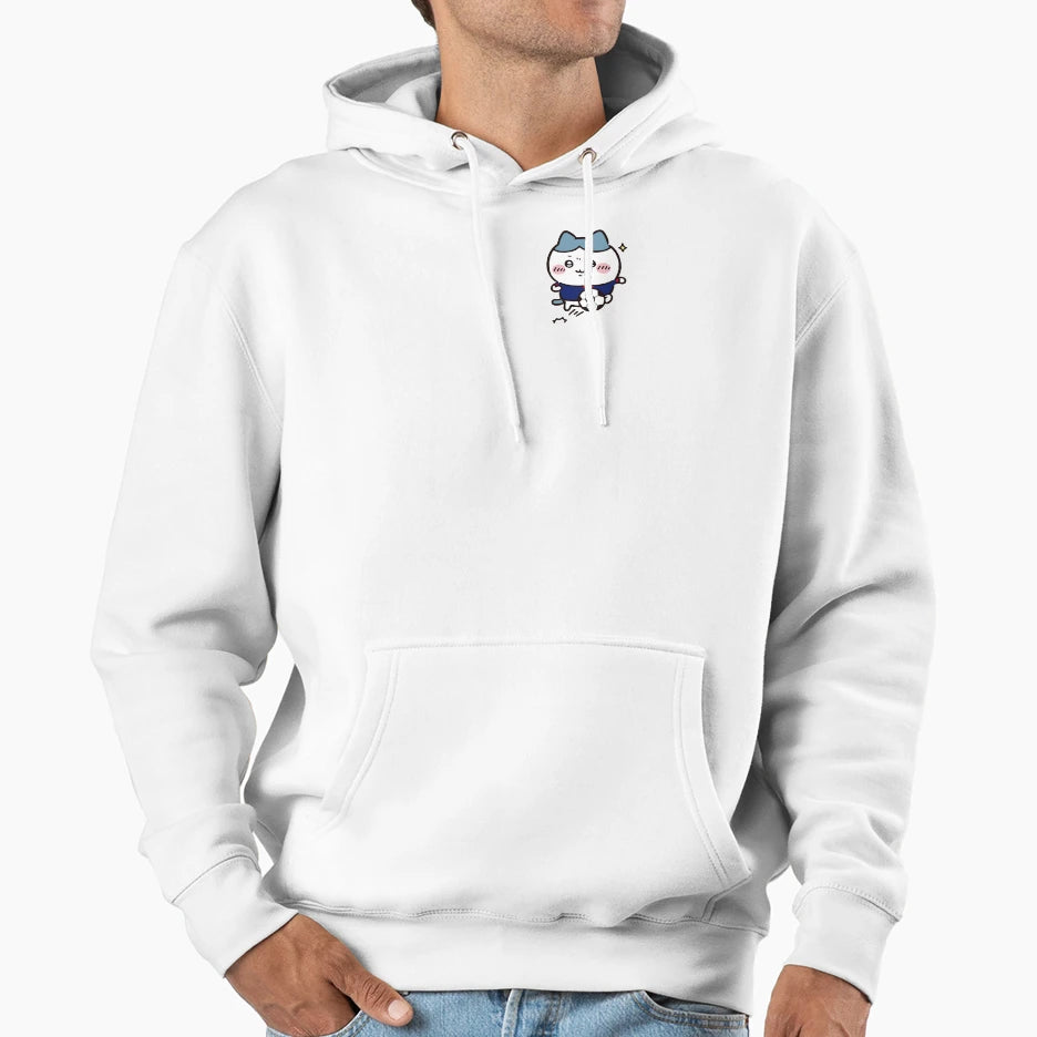 Chiikawa Football Hoodie - Novelty Apparel for Adults - T-Shirt, Sweatshirt, Hoodie