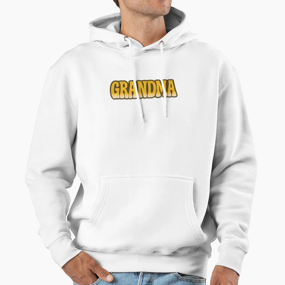 Groovy Grandma Hoodie - Custom Art Print for Adults - T-Shirt, Sweatshirt, Hoodie