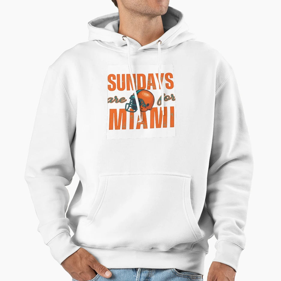 Miami Dolphins Hoodie - Unique Graphic Men Women - T-Shirt, Sweatshirt, Hoodie