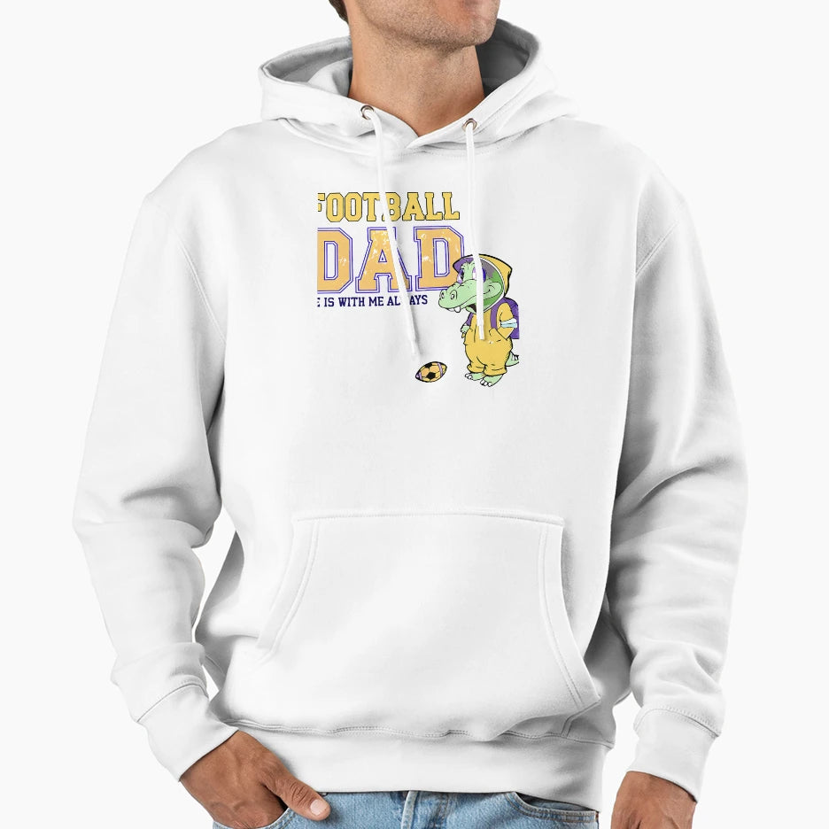 Alligator Football Dad Gift Sports Lovers Hoodie - Trendy Graphic Unisex - T-Shirt, Sweatshirt, Hoodie