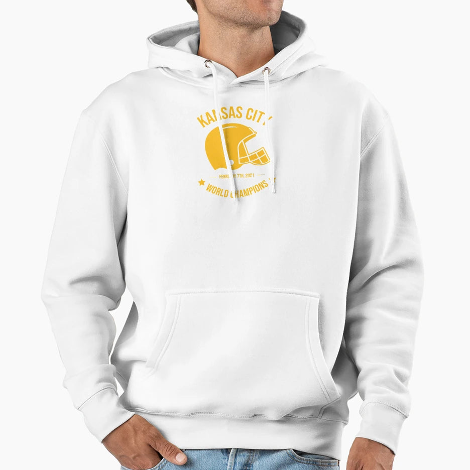 Kansas City World Champions February Hoodie - Minimalist Print Men Women - T-Shirt, Sweatshirt, Hoodie