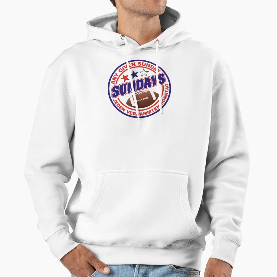 Sundays Any Given Sunday Hoodie - Graphic Print Men Women - T-Shirt, Sweatshirt, Hoodie