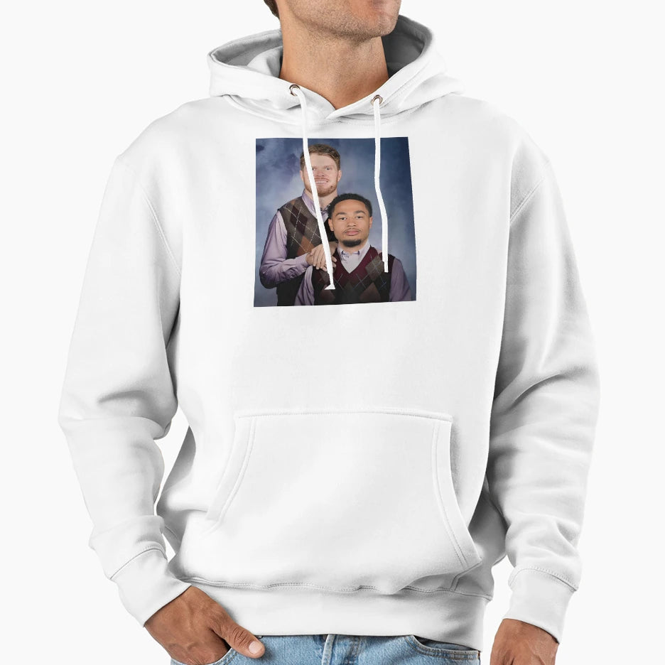 Sam Darnold Jaxon Smith Njigba Seattle Hoodie - Fun Novelty Design Unisex - T-Shirt, Sweatshirt, Hoodie