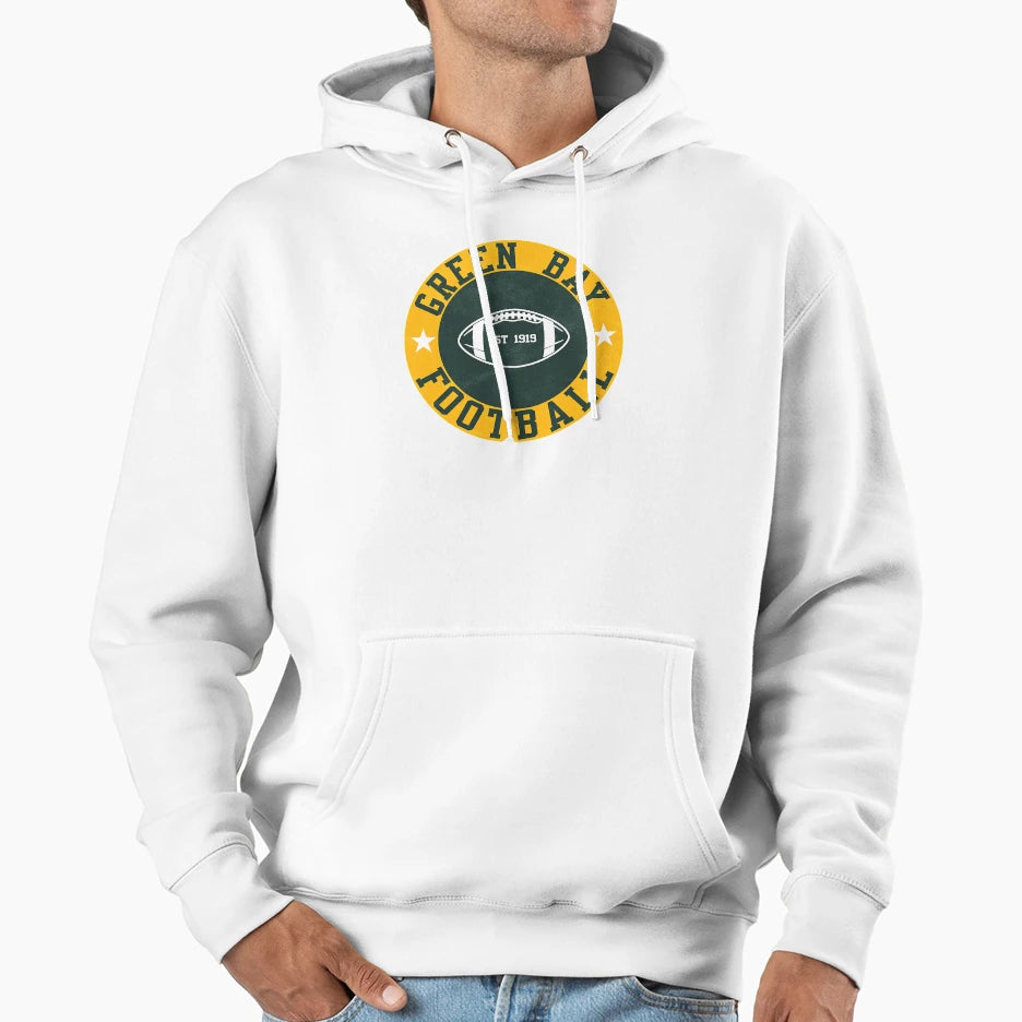Green Bay Football Hoodie - Minimalist Print Unisex - T-Shirt, Sweatshirt, Hoodie