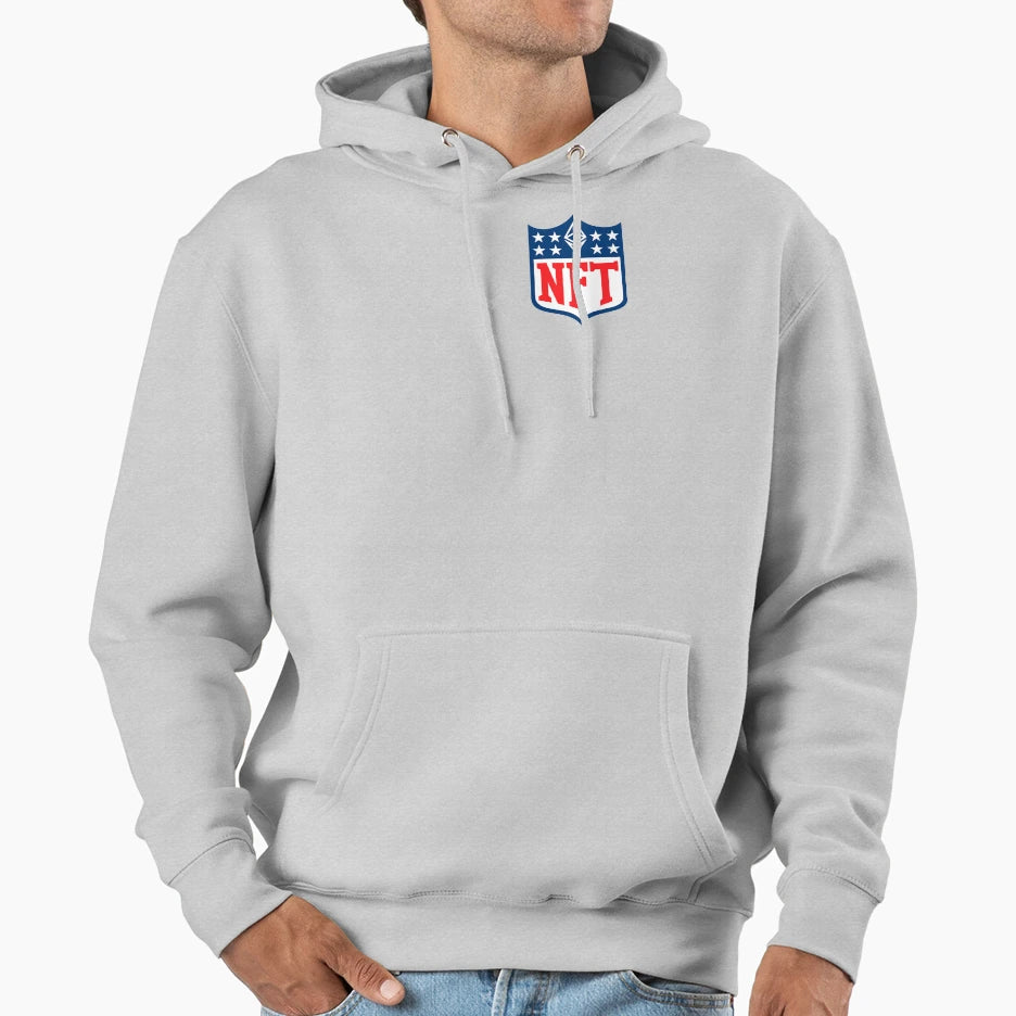 Nft Parody Shield Logo Crypto Web3 Hoodie - Novelty Apparel for Adults - T-Shirt, Sweatshirt, Hoodie