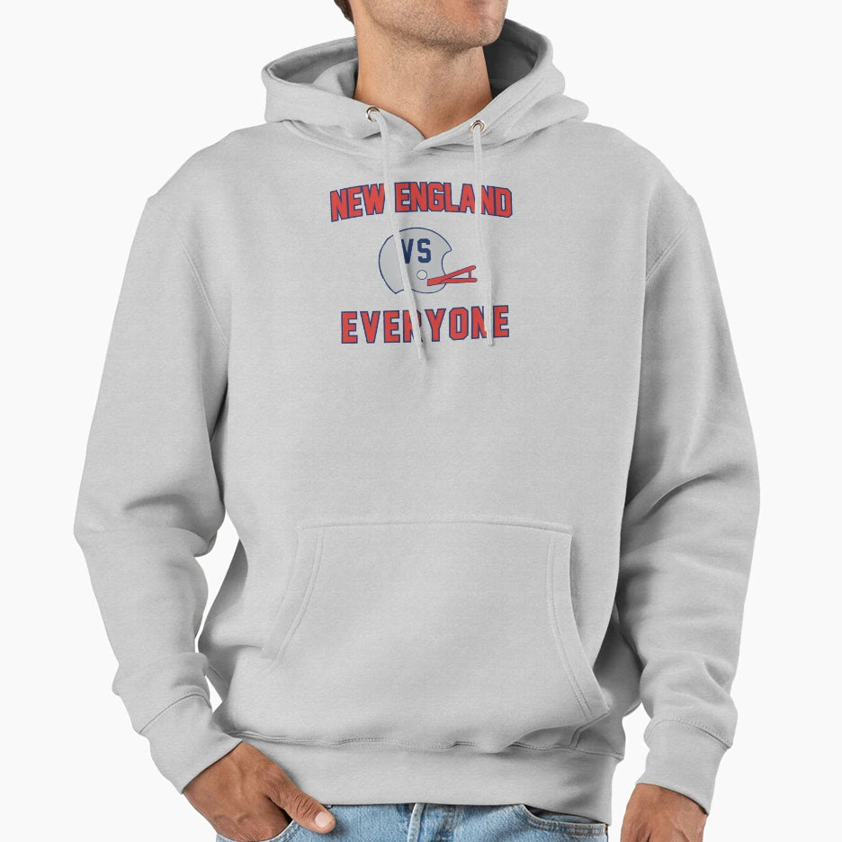 New England Vs Everyone Hoodie - Streetwear Style Men Women - T-Shirt, Sweatshirt, Hoodie