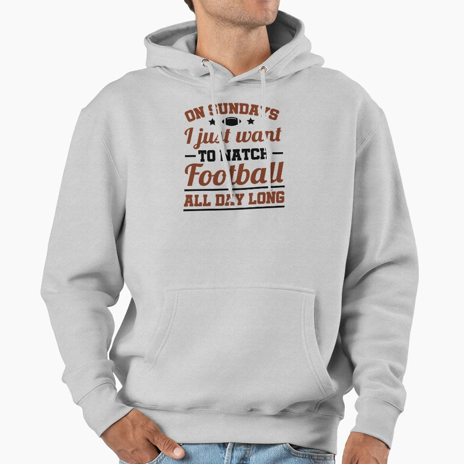 Sunday Football Hoodie - Unique Graphic Unisex - T-Shirt, Sweatshirt, Hoodie