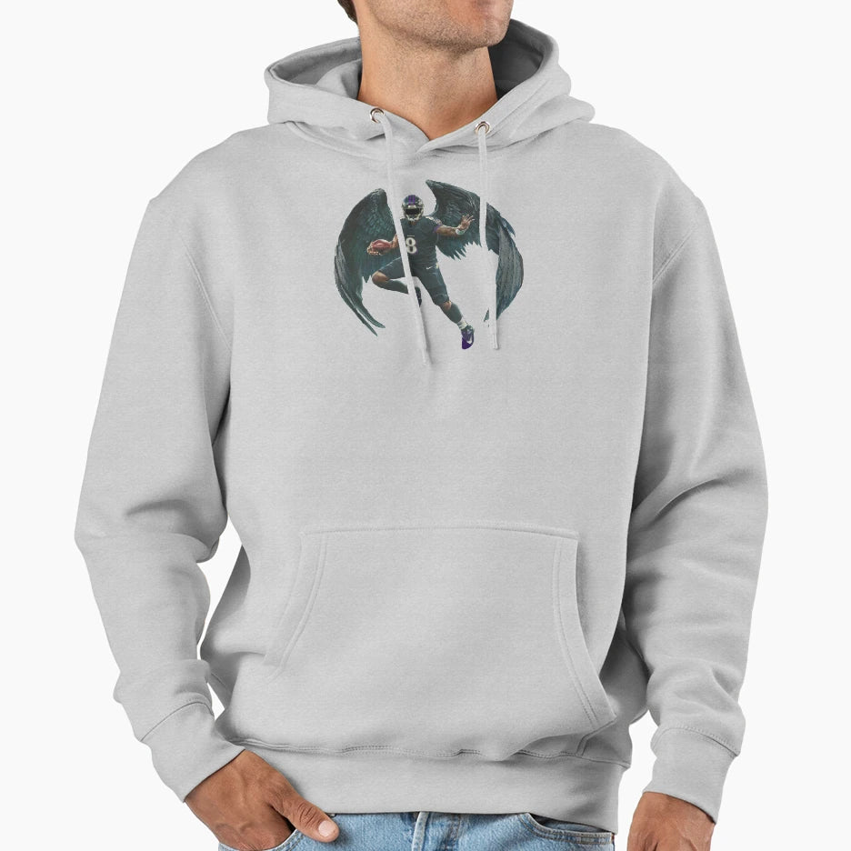 Raven Hoodie - Casual Everyday Wear Men Women - T-Shirt, Sweatshirt, Hoodie