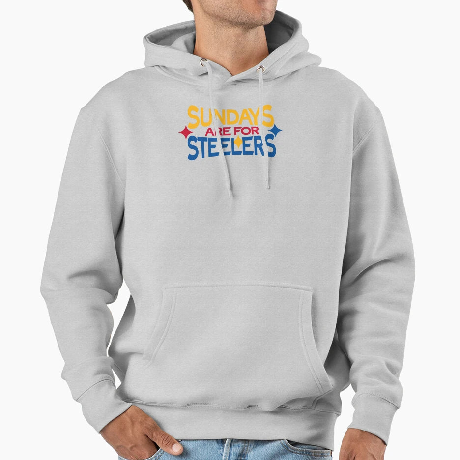 Sundays Are Steelers Hoodie - Graphic Print for Adults - T-Shirt, Sweatshirt, Hoodie