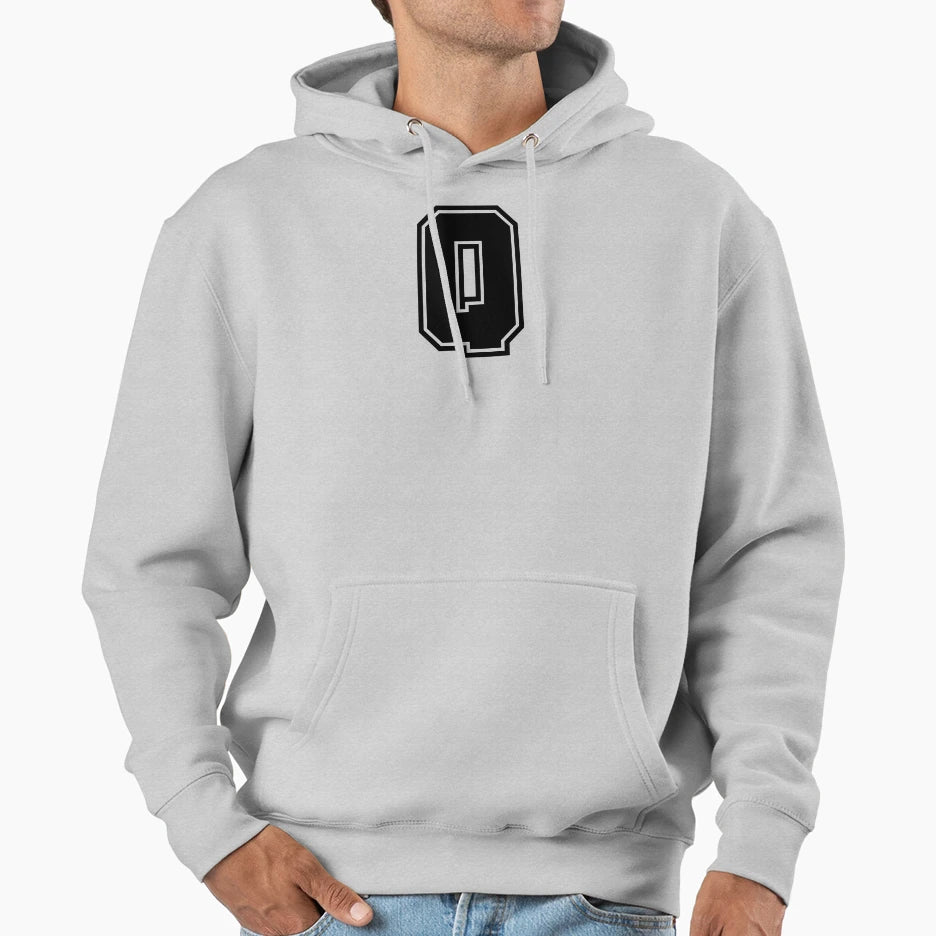 Letter Q Hoodie - Custom Art Print Men Women - T-Shirt, Sweatshirt, Hoodie