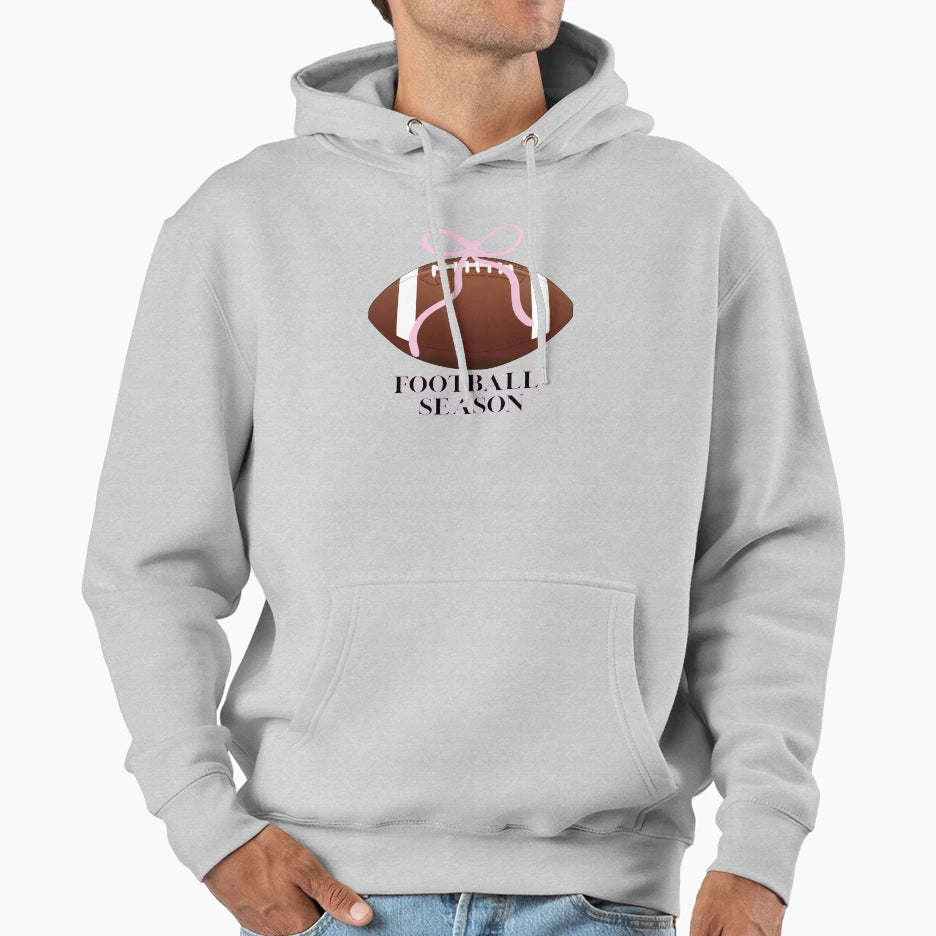 Girly Football Season Hoodie - Unique Graphic Unisex - T-Shirt, Sweatshirt, Hoodie