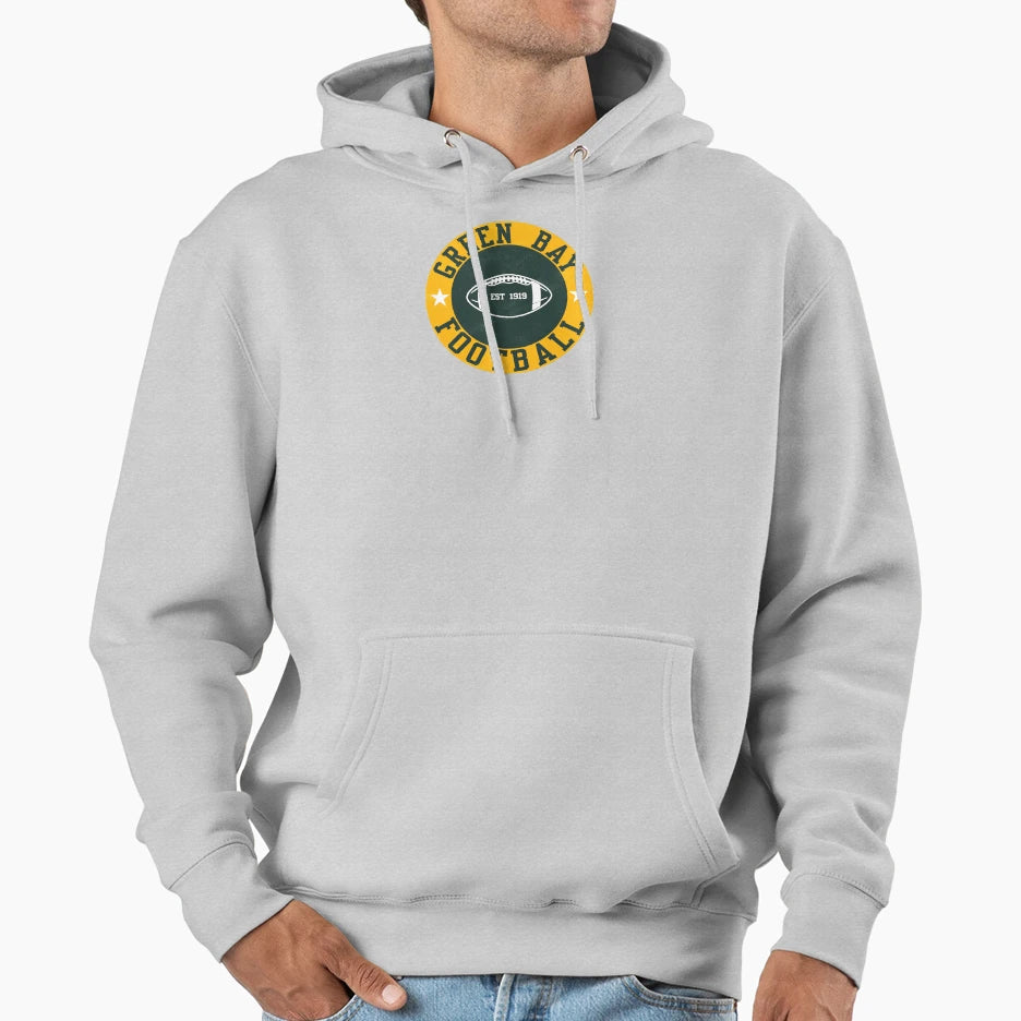 Green Bay Football Hoodie - Aesthetic Graphic for Adults - T-Shirt, Sweatshirt, Hoodie