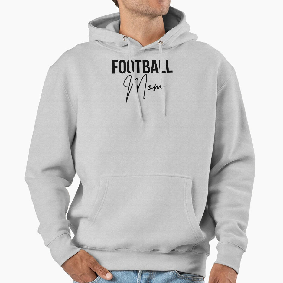 Football Mom Mother Football Player Hoodie - Novelty Apparel for Adults - T-Shirt, Sweatshirt, Hoodie