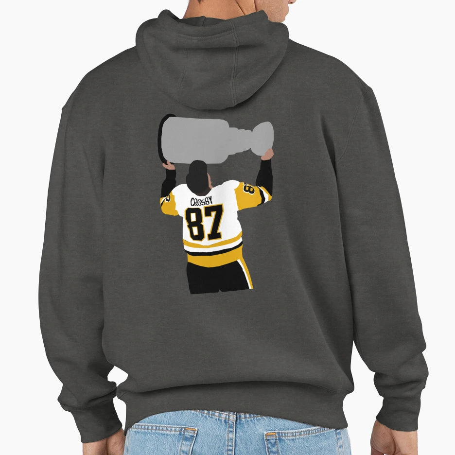 Sidney Crosby Hoodie - Fun Novelty Design for Adults - T-Shirt, Sweatshirt, Hoodie