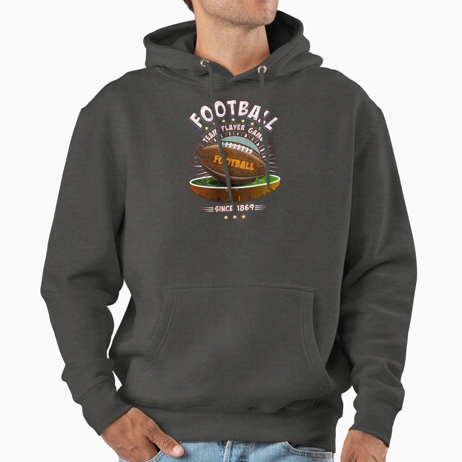 American Football Hoodie - Trendy Graphic Unisex - T-Shirt, Sweatshirt, Hoodie