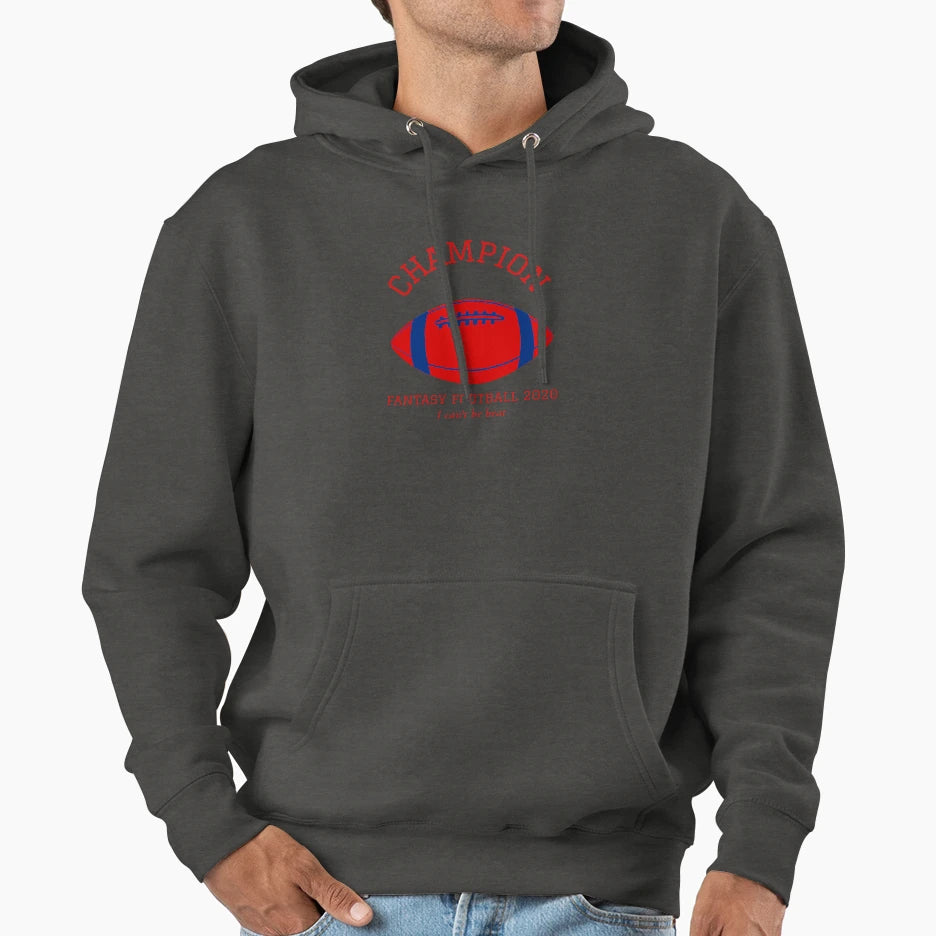 Fantasy Football 2020 Champion Hoodie - Minimalist Print for Adults - T-Shirt, Sweatshirt, Hoodie
