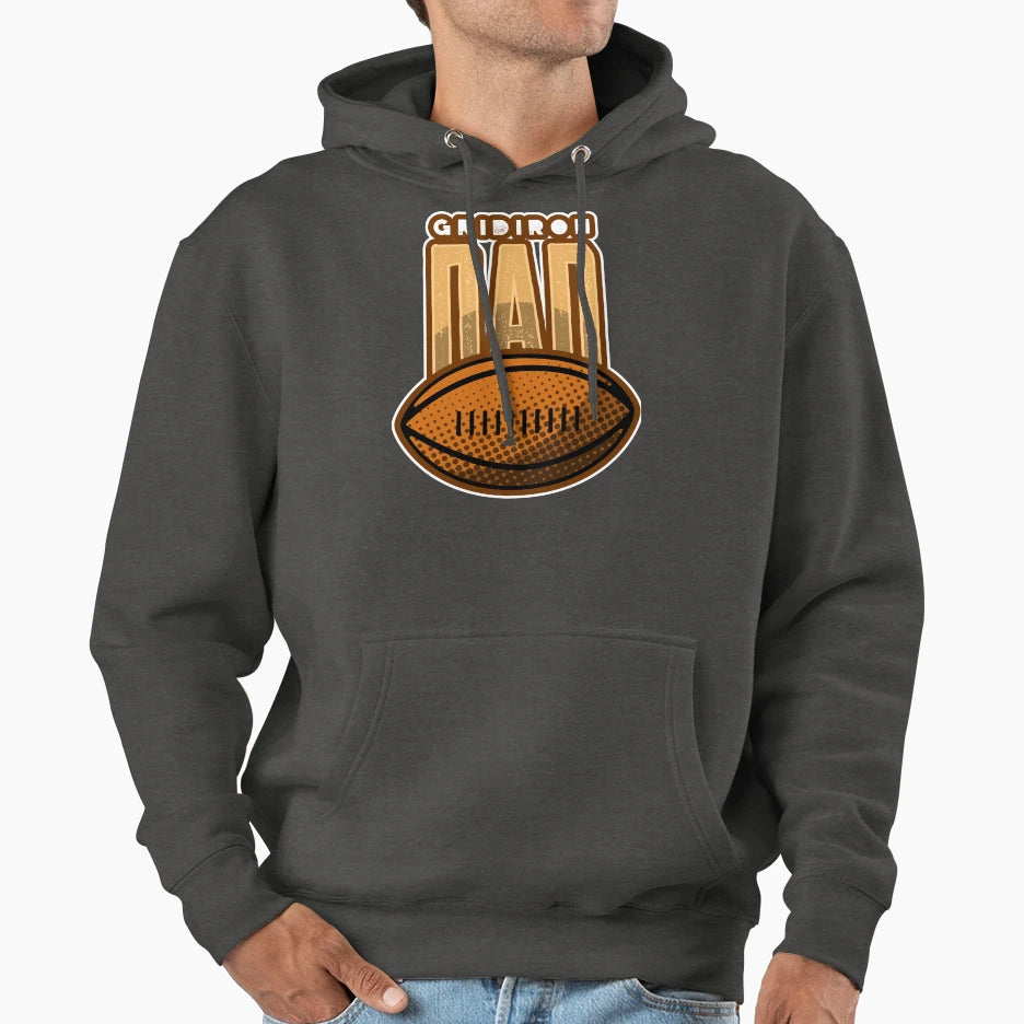 Gridiron Dad Hoodie - Streetwear Style Unisex - T-Shirt, Sweatshirt, Hoodie