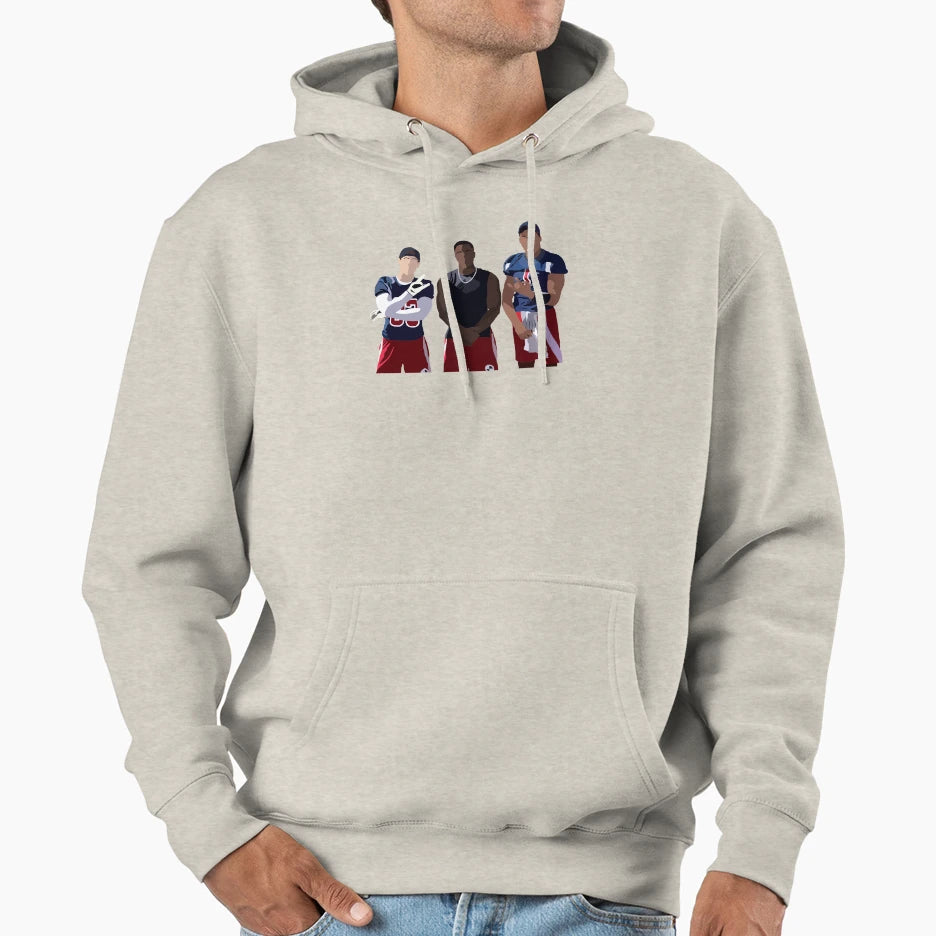 All American Football Hoodie - Fun Novelty Design for Adults - T-Shirt, Sweatshirt, Hoodie
