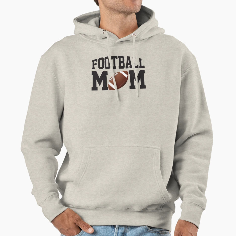 Fun Football Mom Hoodie - Streetwear Style Unisex - T-Shirt, Sweatshirt, Hoodie