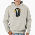 Ben Roethlisberger Jersey Hoodie - Graphic Print for Adults - T-Shirt, Sweatshirt, Hoodie