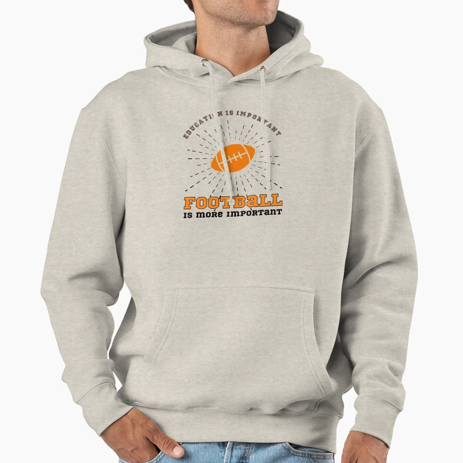 American Football Hoodie - Minimalist Print Men Women - T-Shirt, Sweatshirt, Hoodie