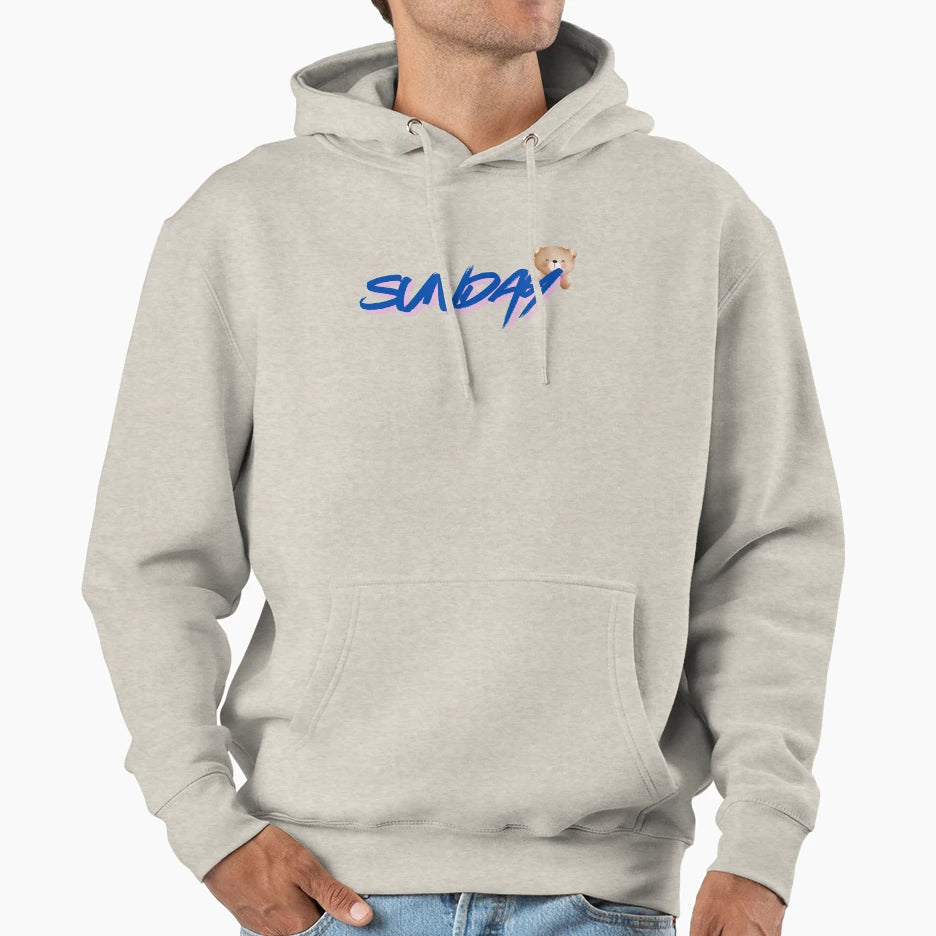 Sunday Hoodie - Casual Everyday Wear Men Women - T-Shirt, Sweatshirt, Hoodie
