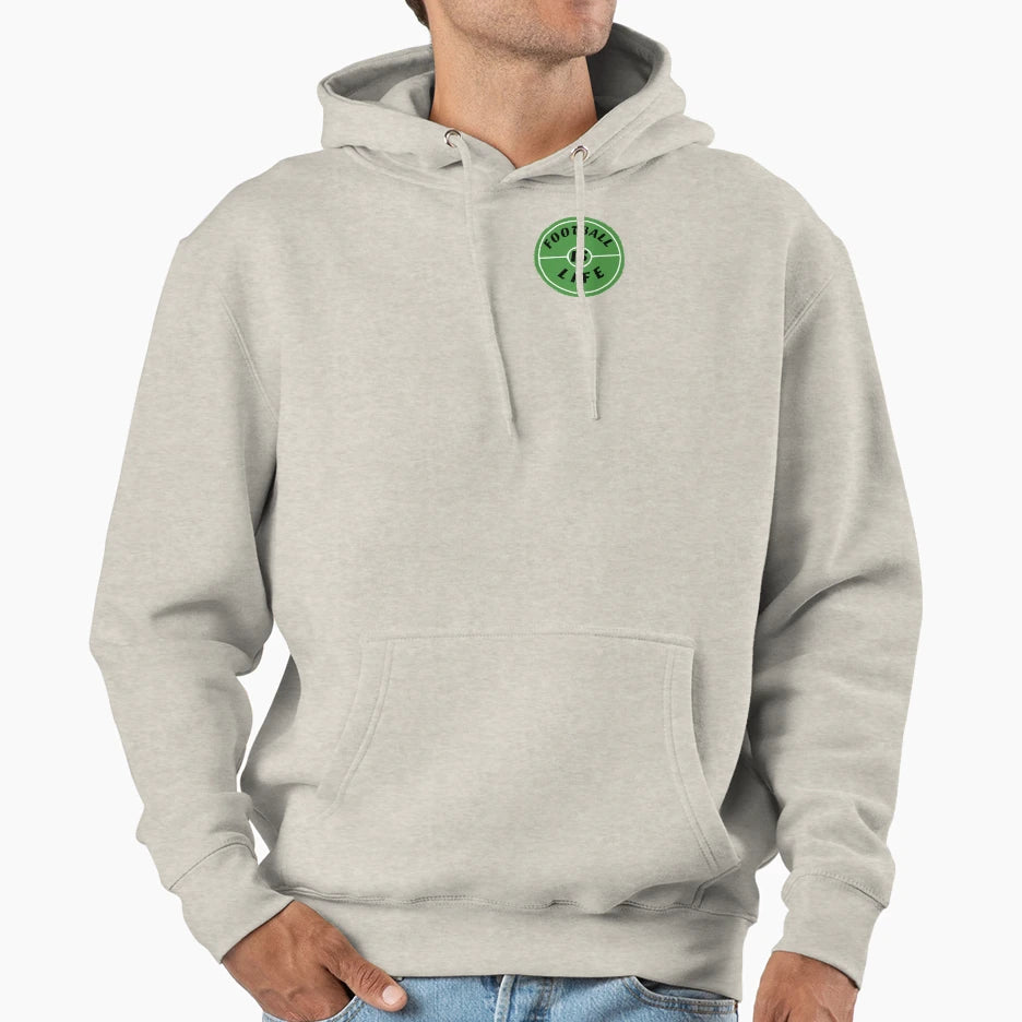Football Is Life Hoodie - Aesthetic Graphic Men Women - T-Shirt, Sweatshirt, Hoodie