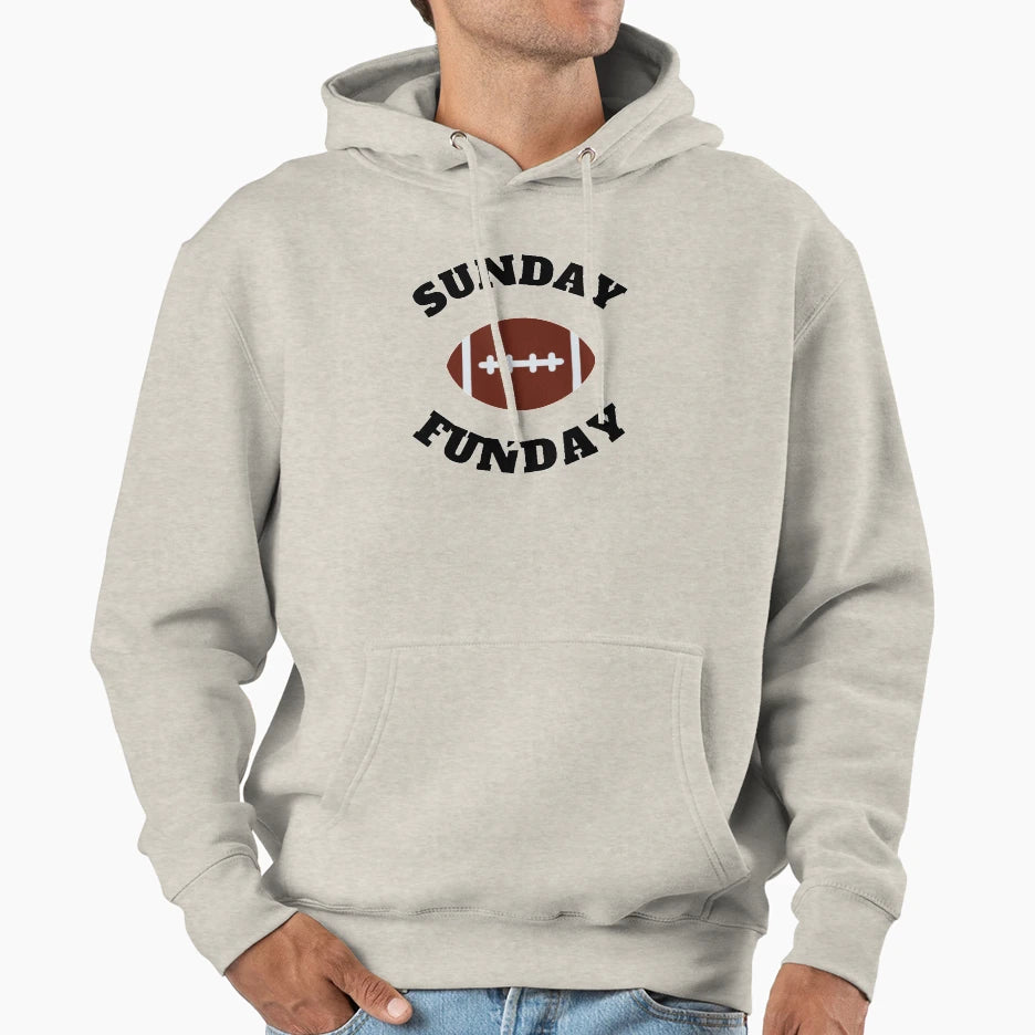Sunday Funday Hoodie - Graphic Print Unisex - T-Shirt, Sweatshirt, Hoodie