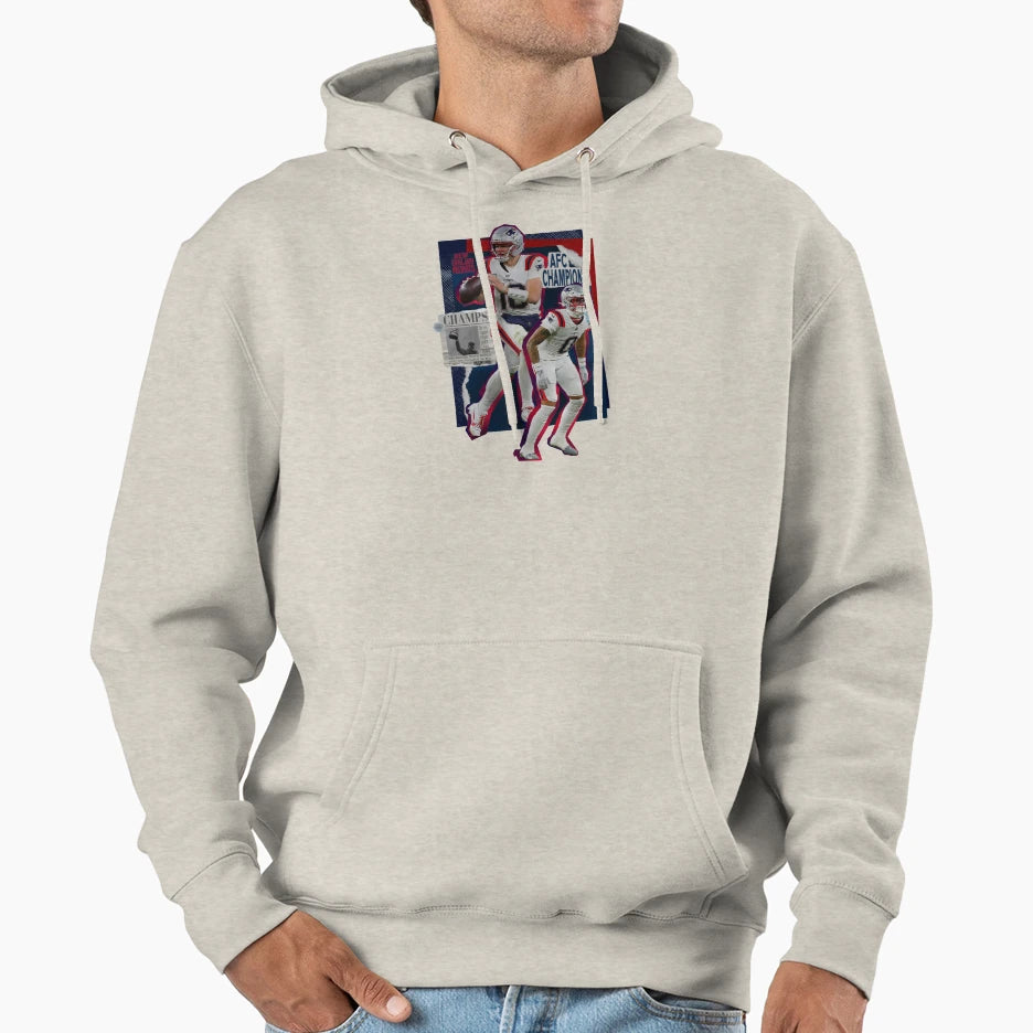 New England Patriots Hoodie - Casual Everyday Wear Men Women - T-Shirt, Sweatshirt, Hoodie