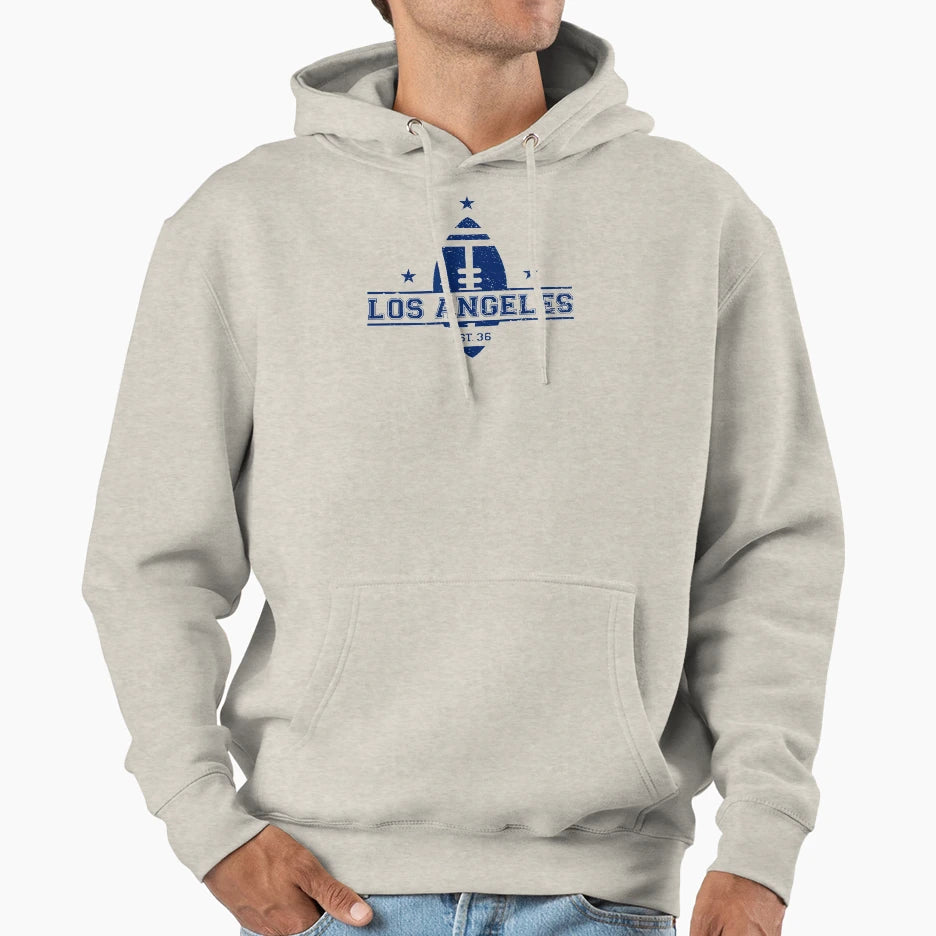 Los Angeles American Football Hoodie - Graphic Print Men Women - T-Shirt, Sweatshirt, Hoodie