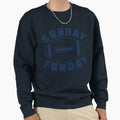 Sunday Funday Football Sweatshirt - Minimalist Print Men Women - T-Shirt, Sweatshirt, Hoodie