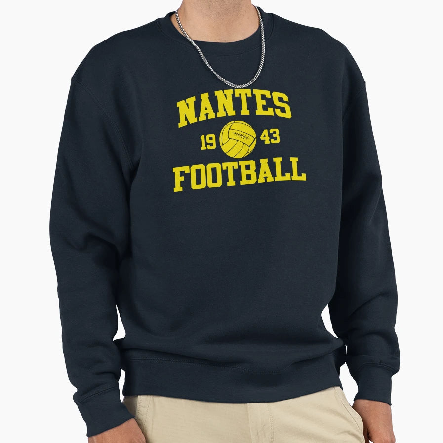 Nantes Football Athletic College Sweatshirt - Aesthetic Graphic Men Women - T-Shirt, Sweatshirt, Hoodie