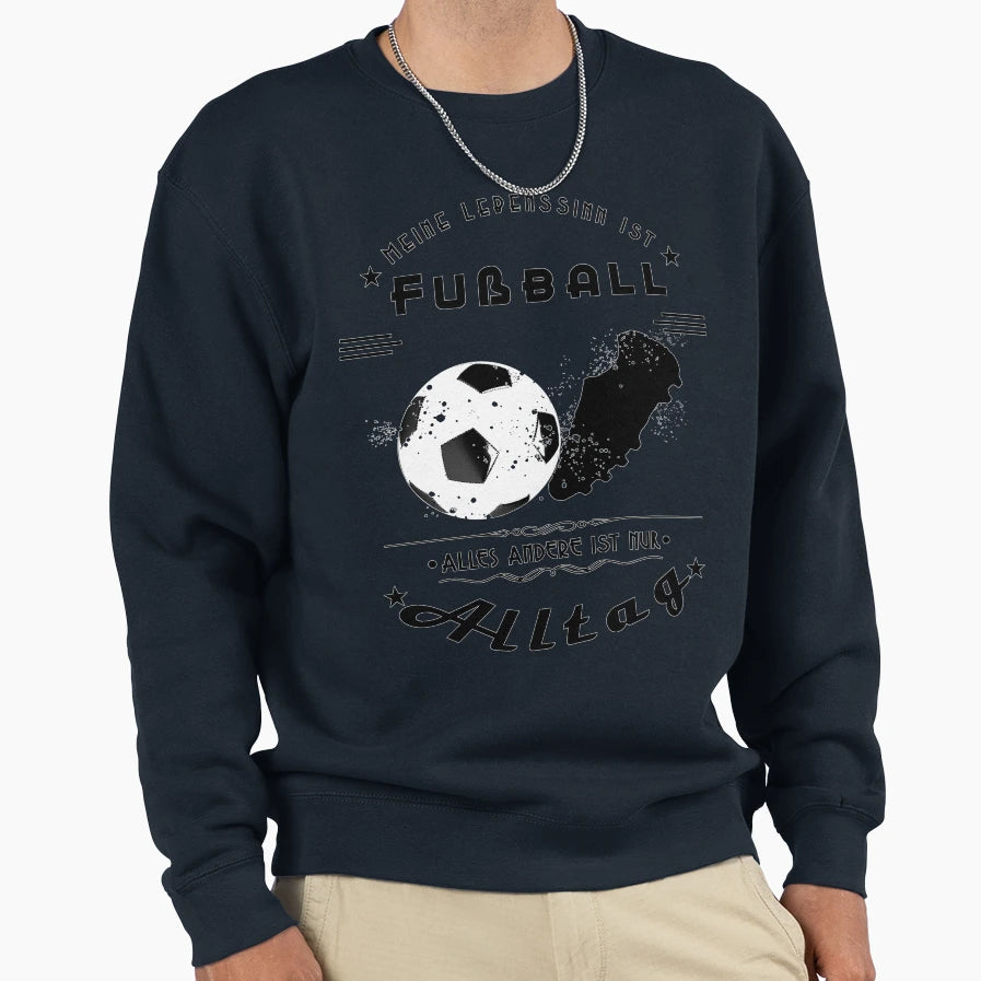 Sense Life Football Sweatshirt - Minimalist Print Unisex - T-Shirt, Sweatshirt, Hoodie
