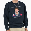 Fun Drake Maye Fact I Love Him Sweatshirt - Streetwear Style Unisex - T-Shirt, Sweatshirt, Hoodie