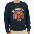 Leopard Sister Football Family Sweatshirt - Casual Everyday Wear Men Women - T-Shirt, Sweatshirt, Hoodie
