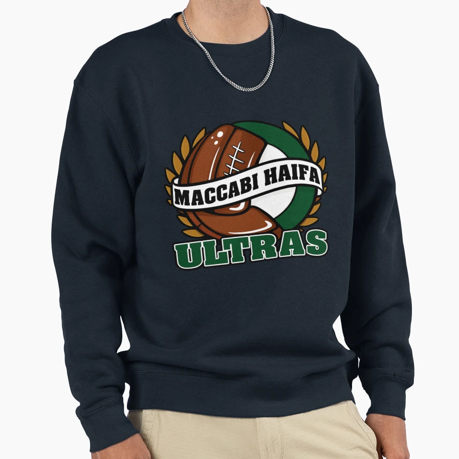 Only Haifa Our Hearts Sweatshirt - Novelty Apparel Men Women - T-Shirt, Sweatshirt, Hoodie
