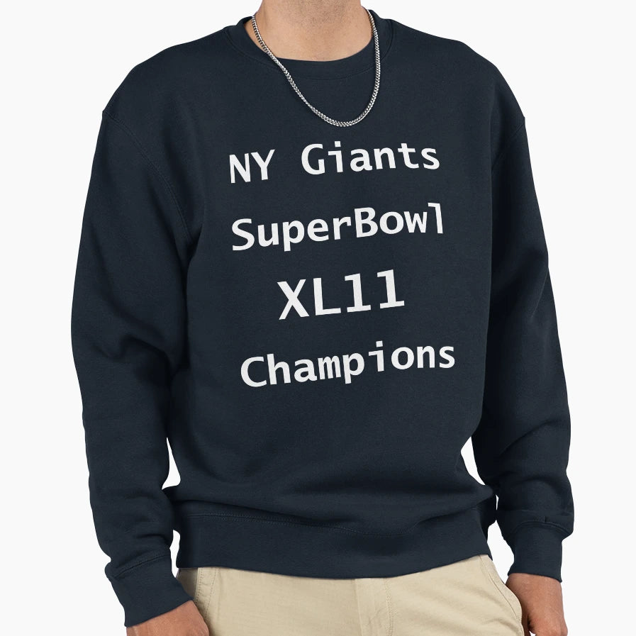New York Giants Sweatshirt - Graphic Print for Adults - T-Shirt, Sweatshirt, Hoodie