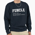 Mens Funcle Funny Uncle Definition T-Shirt - Minimalist Print for Adults - T-Shirt, Sweatshirt, Hoodie
