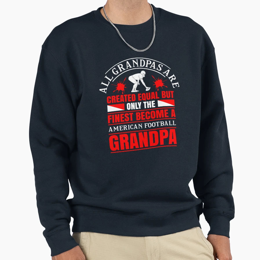 American Football Grandpa Slogan Nfl T-Shirt - Trendy Graphic Unisex - T-Shirt, Sweatshirt, Hoodie