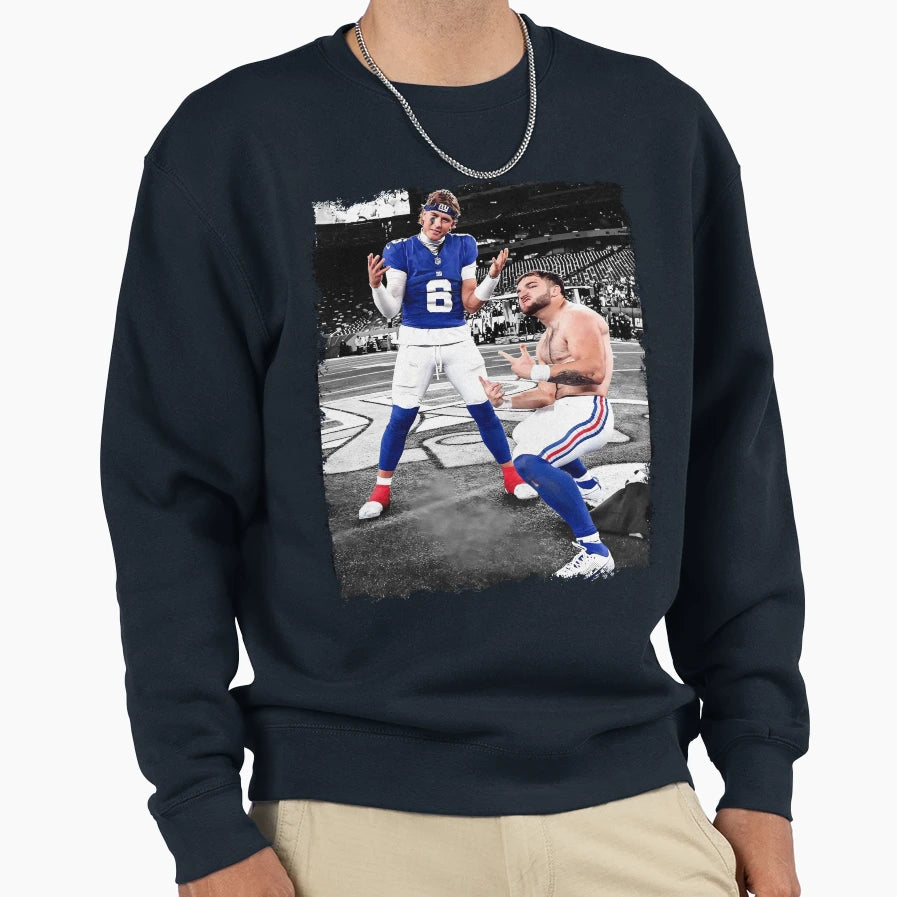 Jaxson Dart And Cam Skattebo New York Sweatshirt - Trendy Graphic Unisex - T-Shirt, Sweatshirt, Hoodie