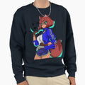 Soccer Fox Sweatshirt - Unique Graphic Unisex - T-Shirt, Sweatshirt, Hoodie