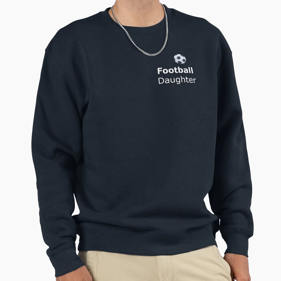 Football Daughter Sweatshirt - Custom Art Print for Adults - T-Shirt, Sweatshirt, Hoodie