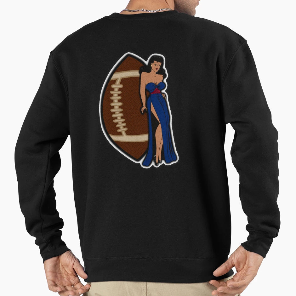 New York G Football Babe Sweatshirt - Novelty Apparel Unisex - T-Shirt, Sweatshirt, Hoodie