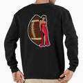 Kansas City Football Babe Sweatshirt - Custom Art Print Men Women - T-Shirt, Sweatshirt, Hoodie