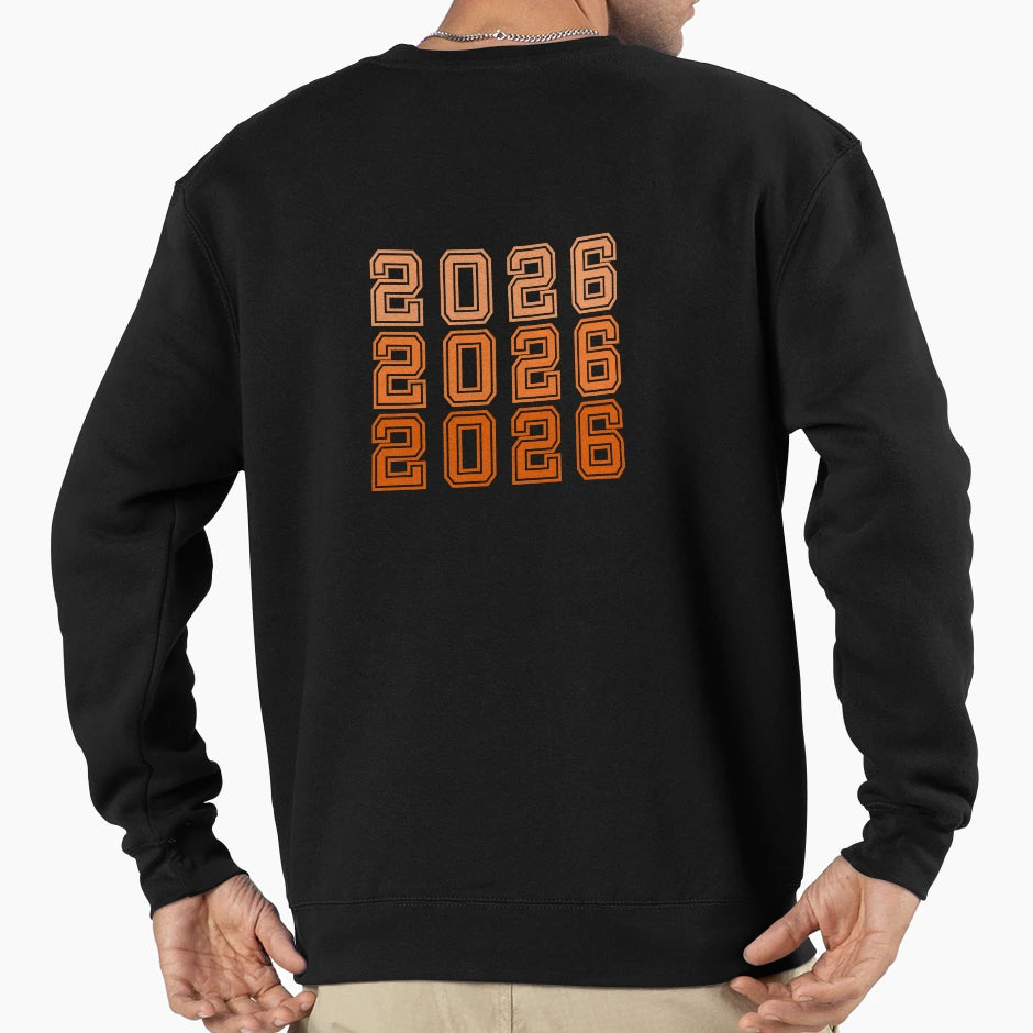 2026 Orange Sweatshirt - Fun Novelty Design Men Women - T-Shirt, Sweatshirt, Hoodie