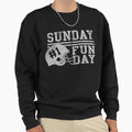 Sunday Funday Football Helmet Sweatshirt - Minimalist Print for Adults - T-Shirt, Sweatshirt, Hoodie