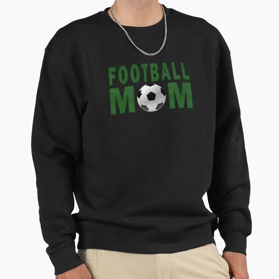 Football Mom Soccer Sports Mom Sweatshirt - Minimalist Print for Adults - T-Shirt, Sweatshirt, Hoodie