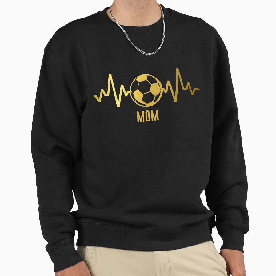 Soccer Mom Sweatshirt - Trendy Graphic Unisex - T-Shirt, Sweatshirt, Hoodie